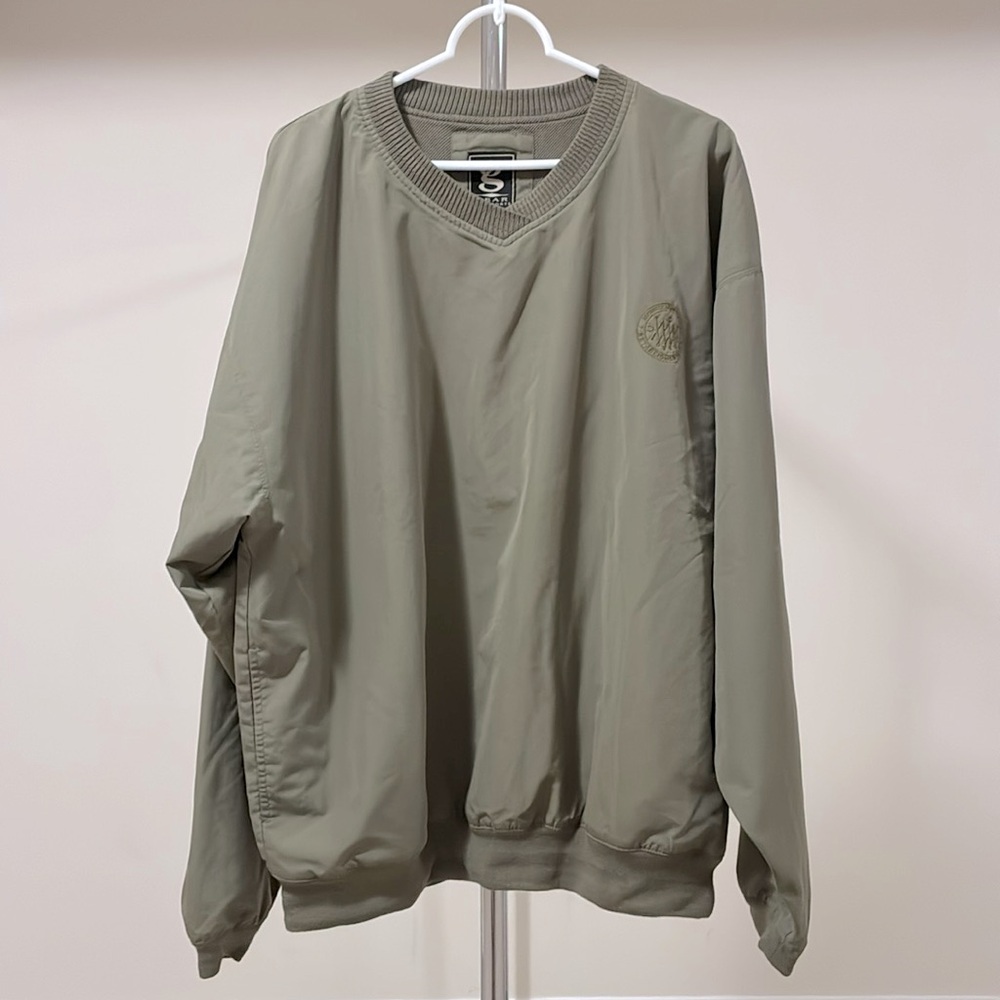 Vintage Gear for Sports Men's McWilliams Wines Olive Wind Shirt